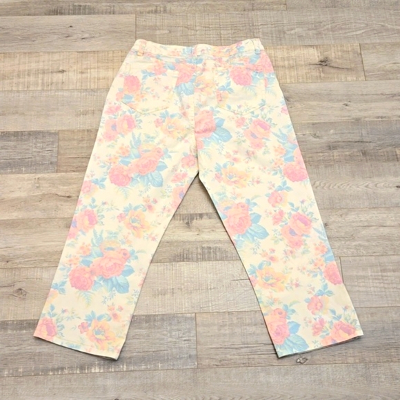 Size 12 Floral Rose Print Jeans - Picture 7 of 12